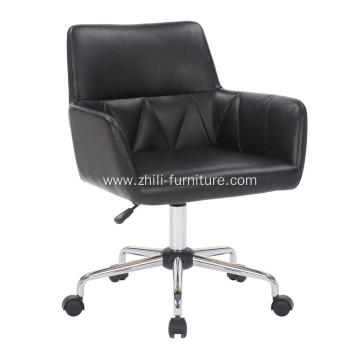 Black PU Leather Office Chairs